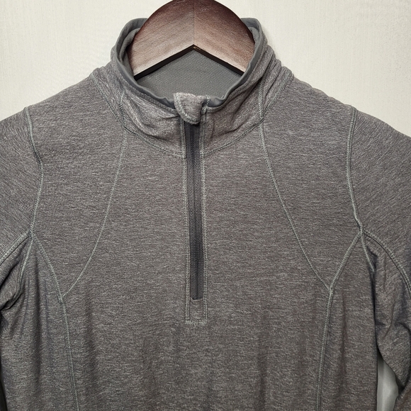 Lululemon Pace Pusher 1/2 Zip Heathered Slate Pullover Jacket Size 2 Small - Picture 7 of 11